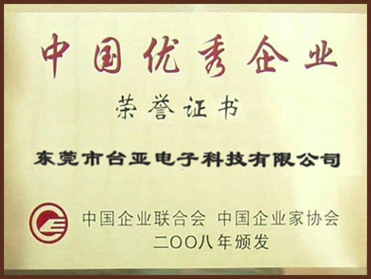 2008年優(yōu)秀企業(yè)